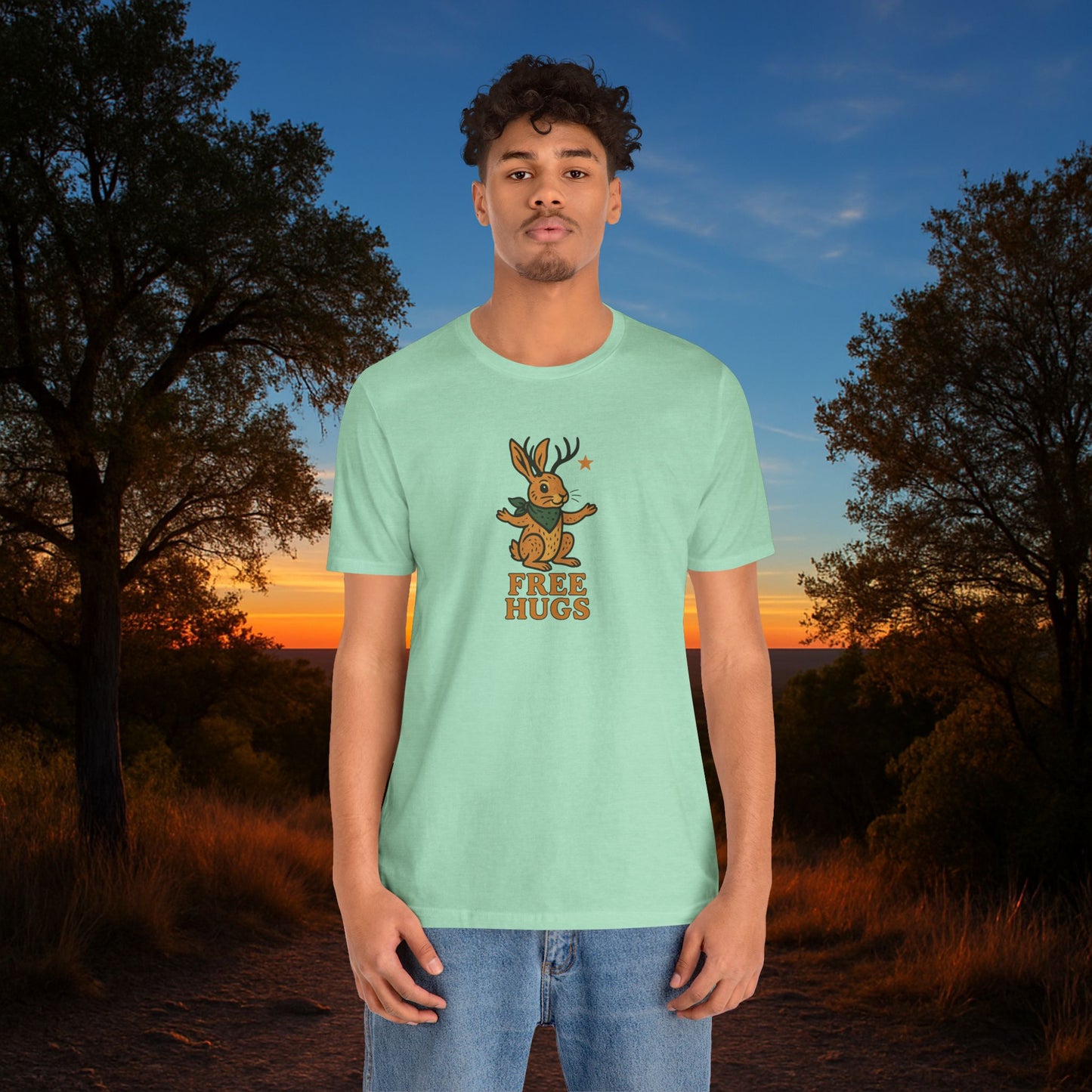 “Free Hugs - Jackalope" Tee