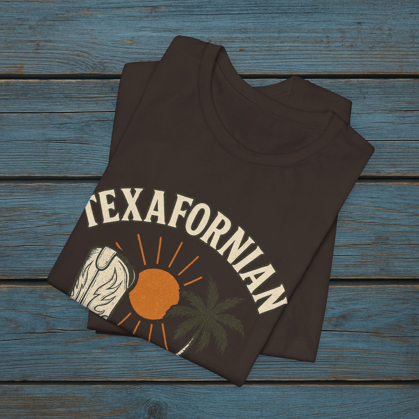 “Texafornian By Choice” Tee – (Vintage Cream Edition)