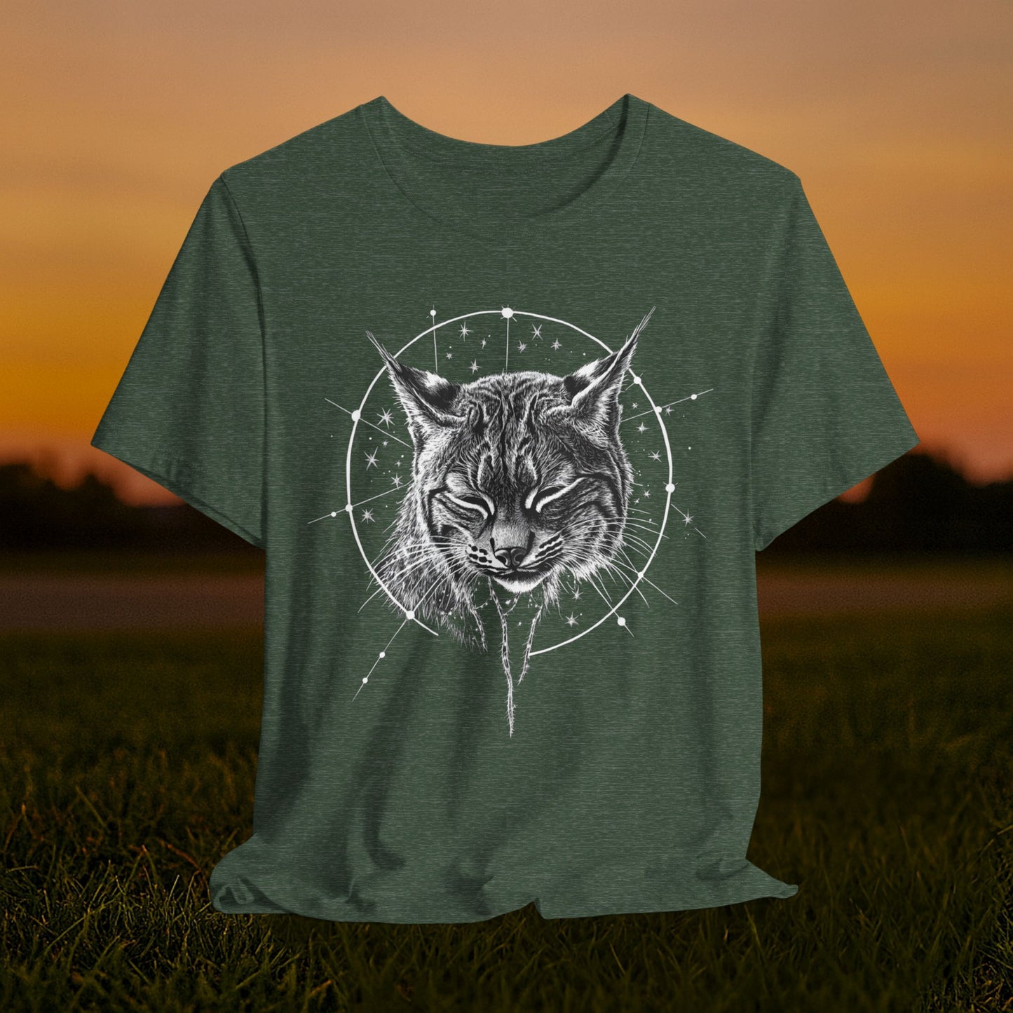 “Zen Celestial Bobcat” Tee