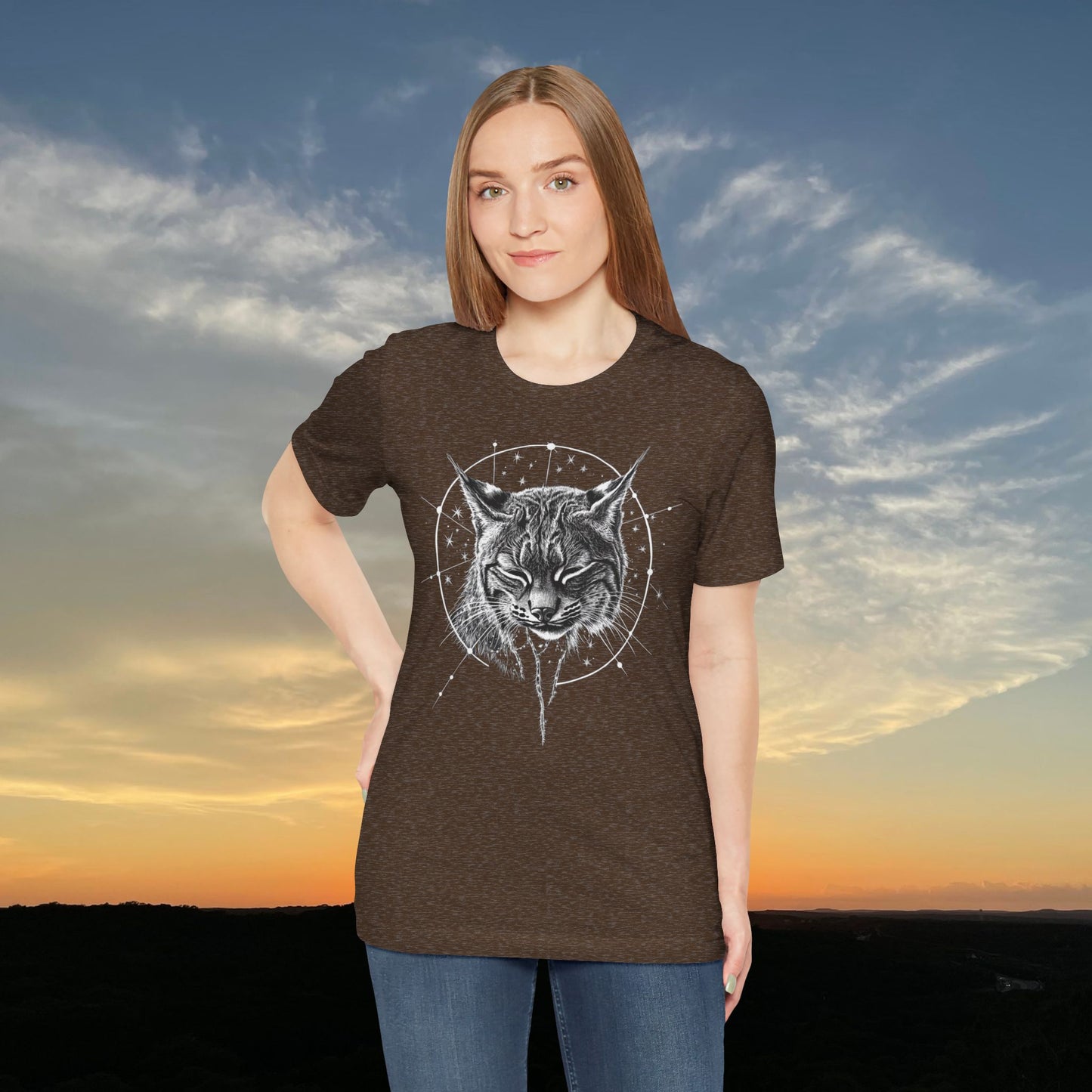 “Zen Celestial Bobcat” Tee