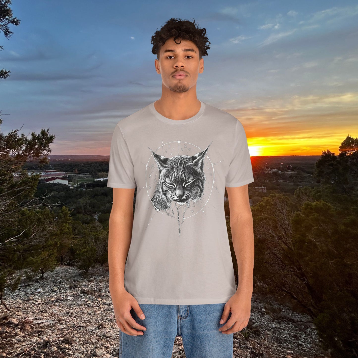 “Zen Celestial Bobcat” Tee