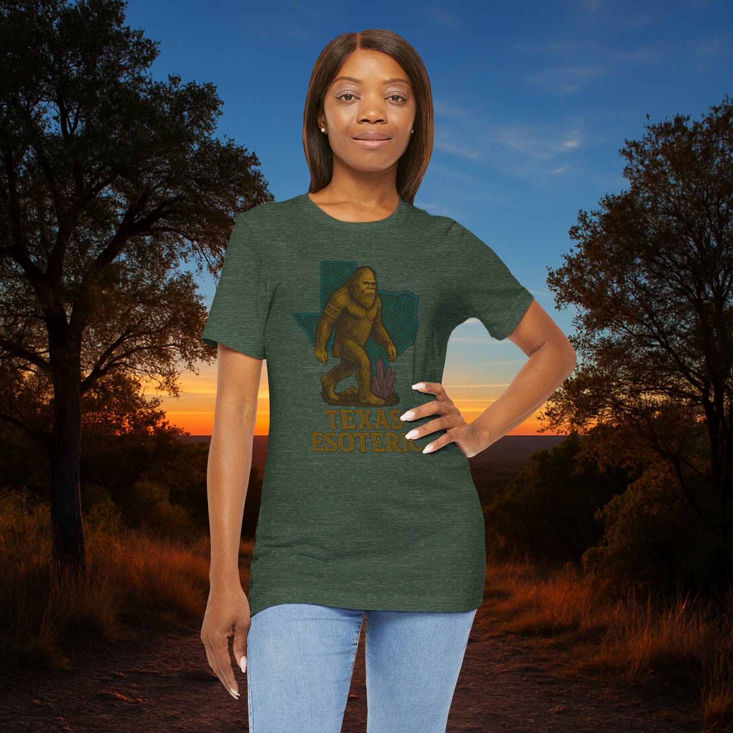 "Texas Esoteric Bigfoot" Tee