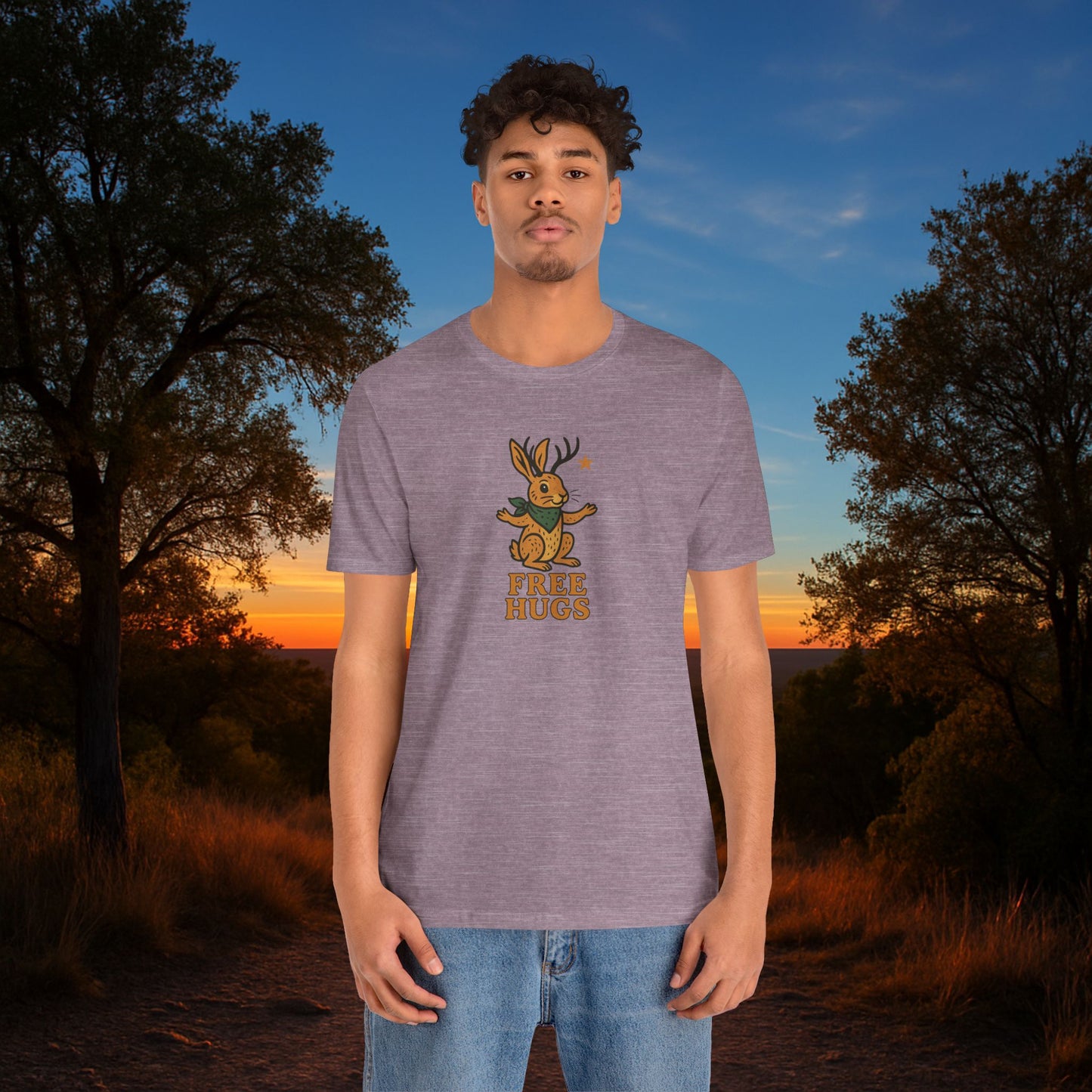 “Free Hugs - Jackalope" Tee