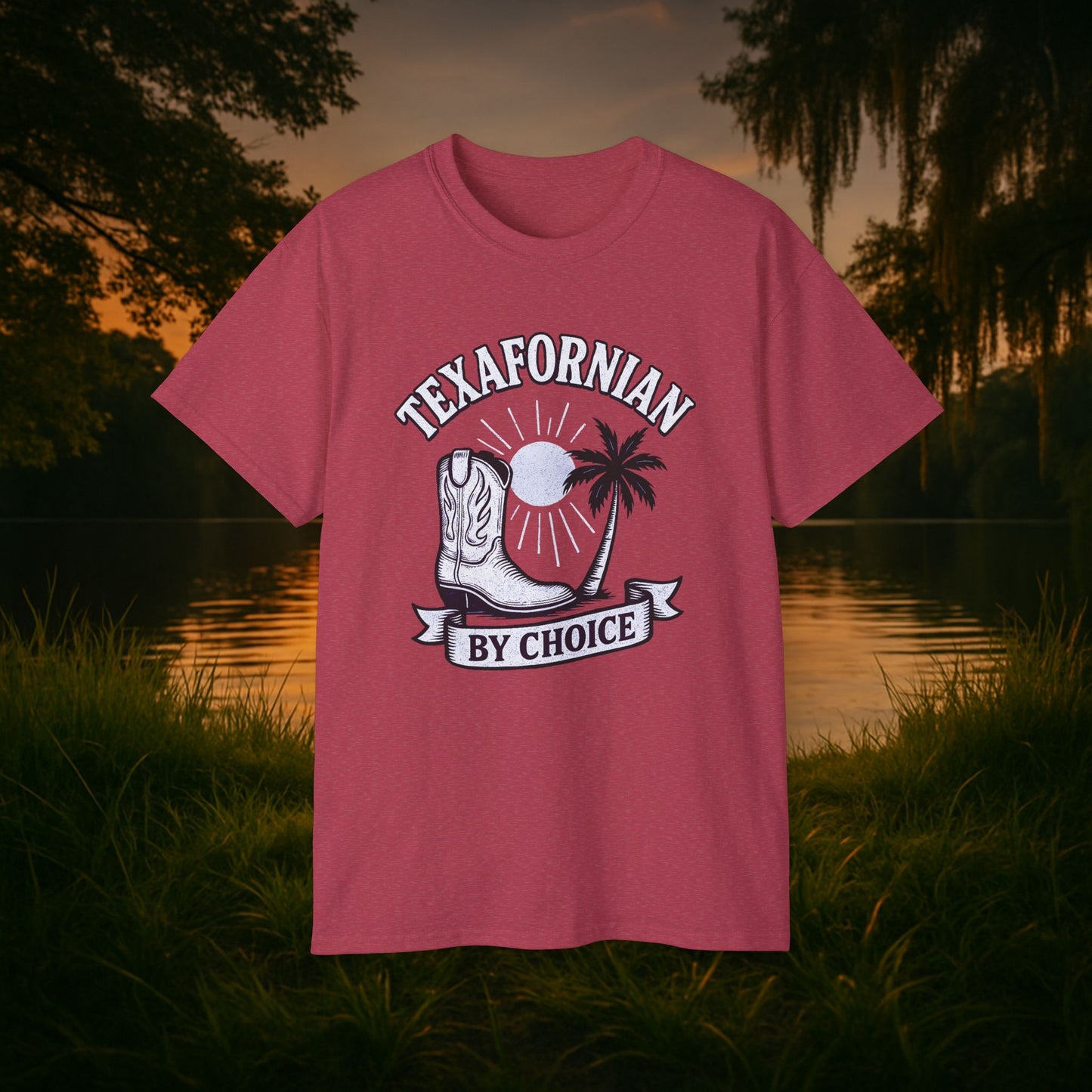 Texafornian By Choice" Tee - (Crispy White Edition)
