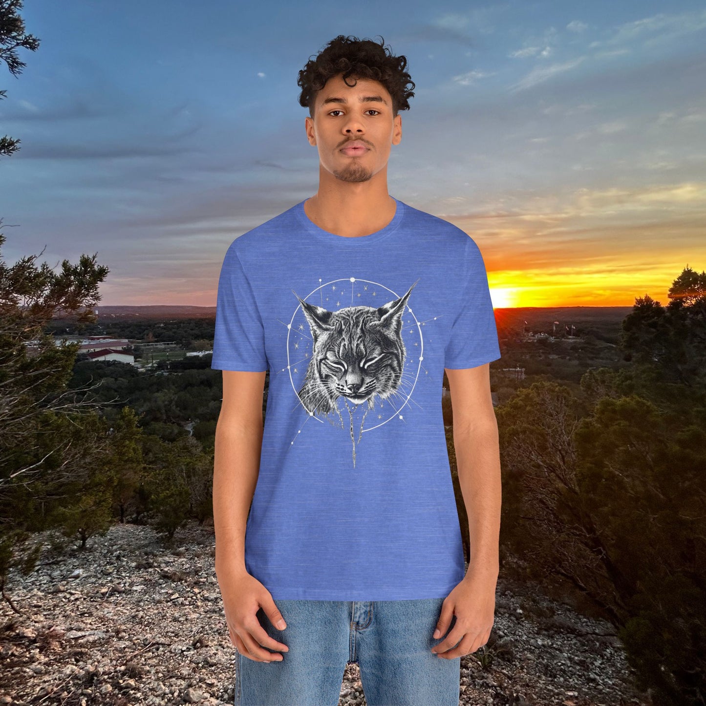 “Zen Celestial Bobcat” Tee
