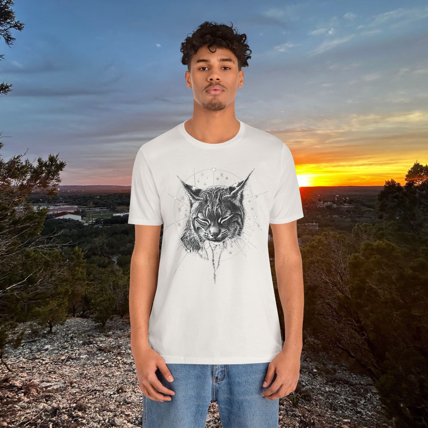 “Zen Celestial Bobcat” Tee