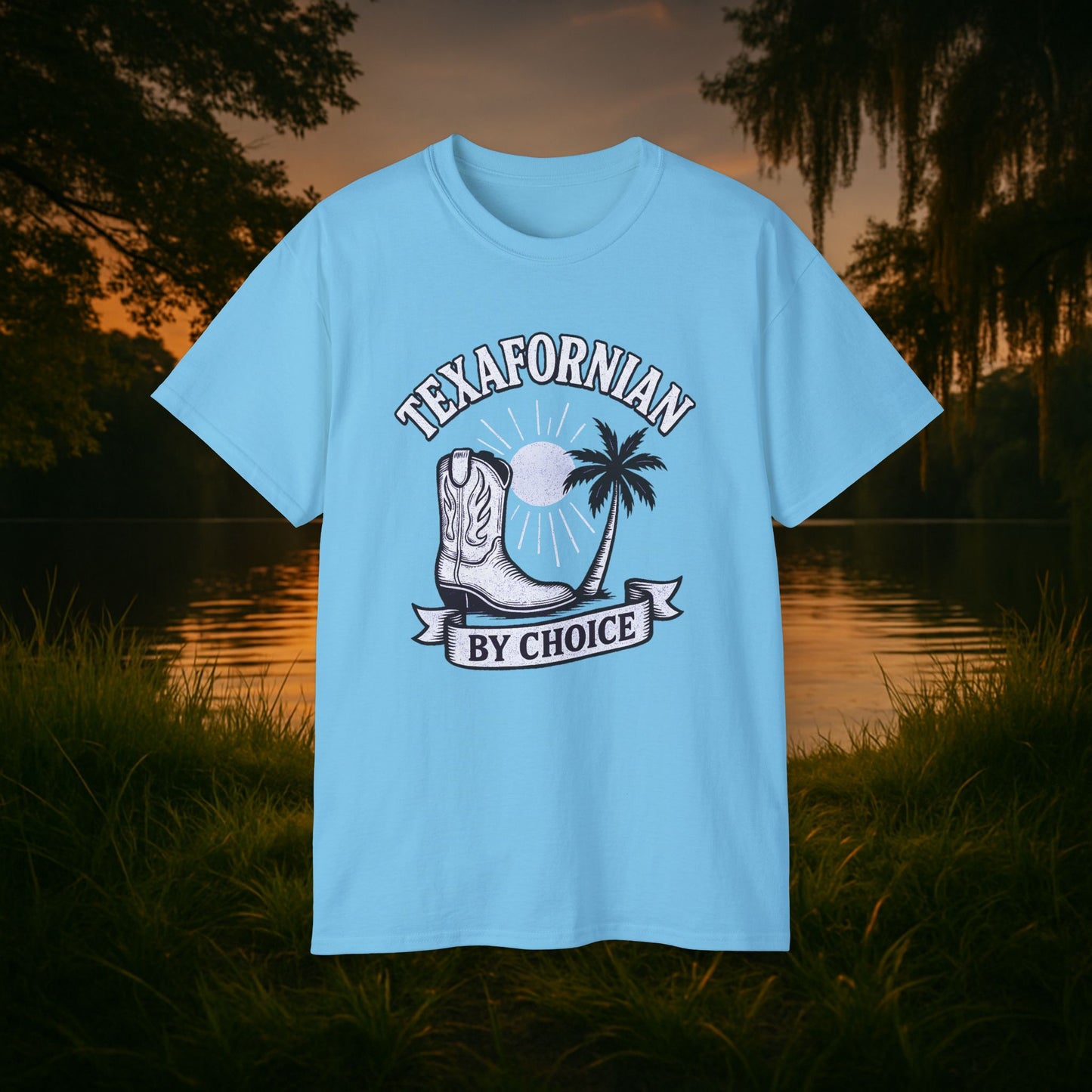 Texafornian By Choice" Tee - (Crispy White Edition)