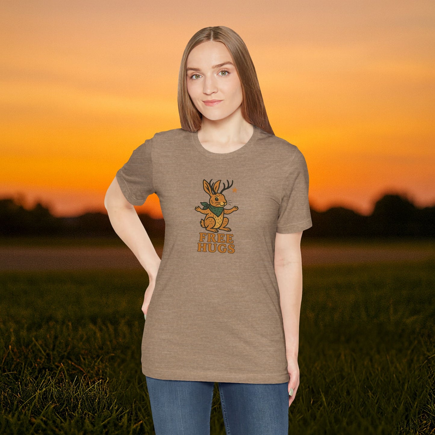 “Free Hugs - Jackalope" Tee