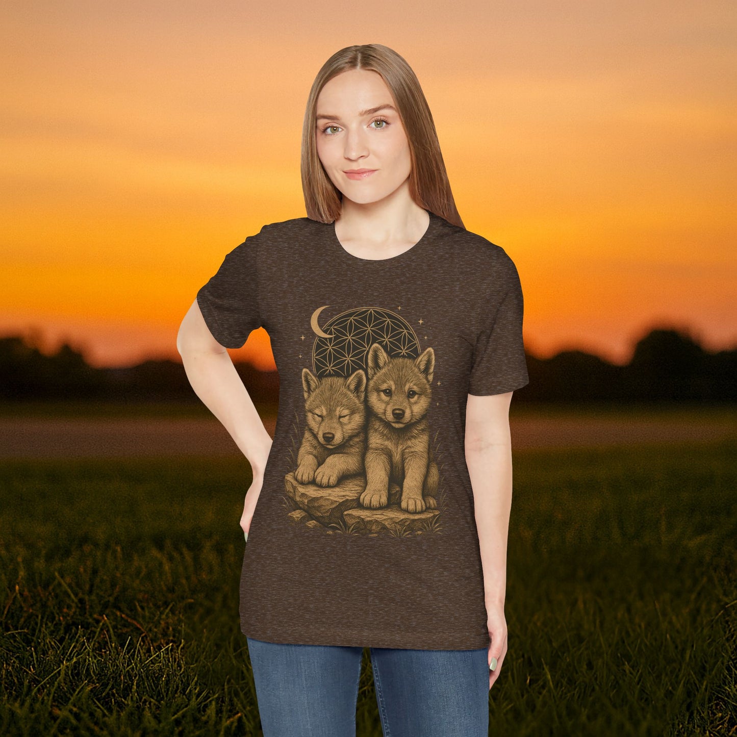 “Wolf Pups Duo” Tee