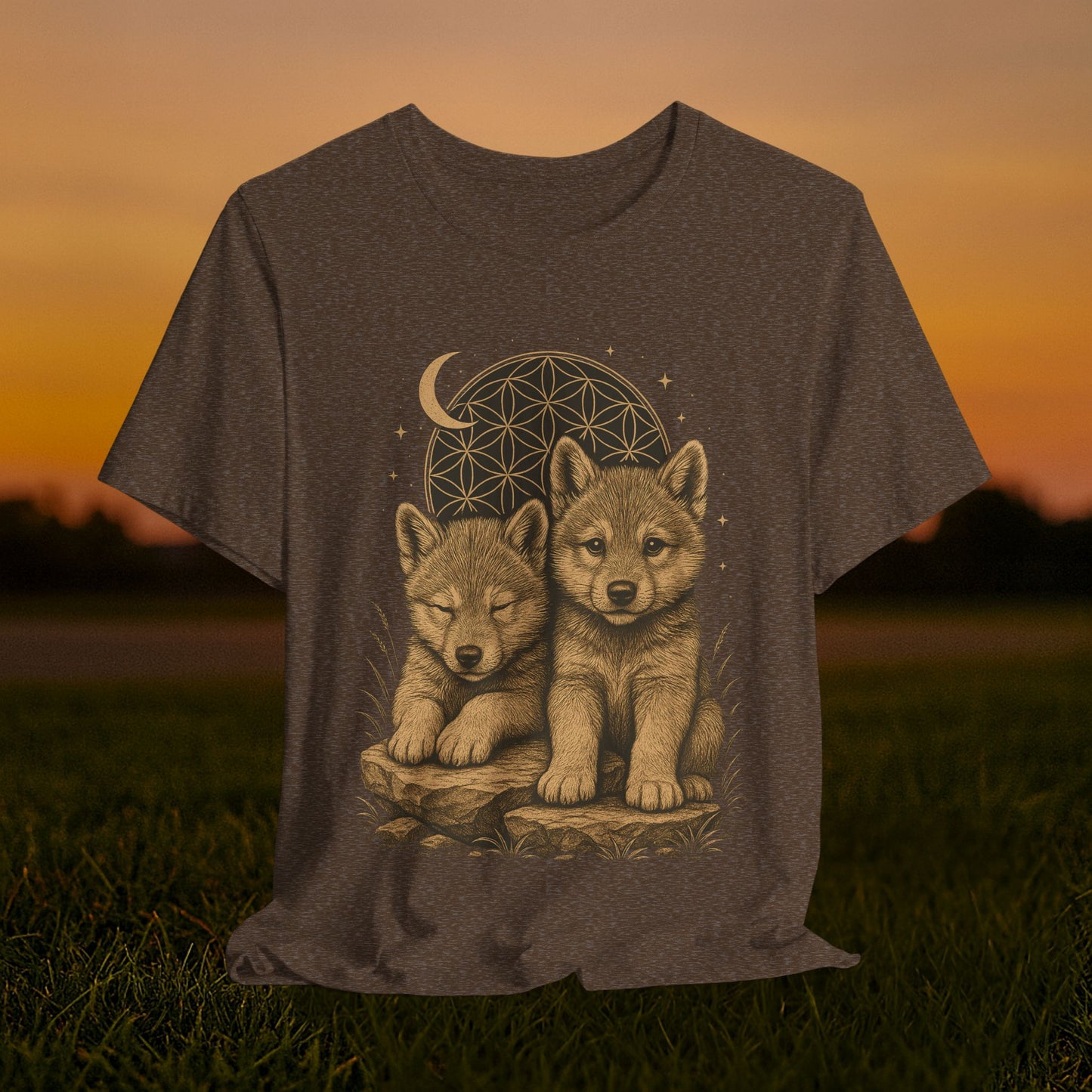 “Wolf Pups Duo” Tee
