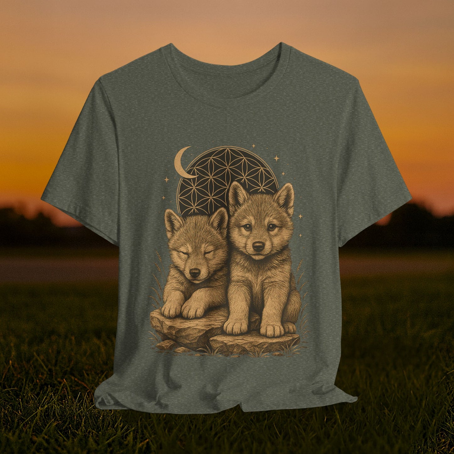 “Wolf Pups Duo” Tee