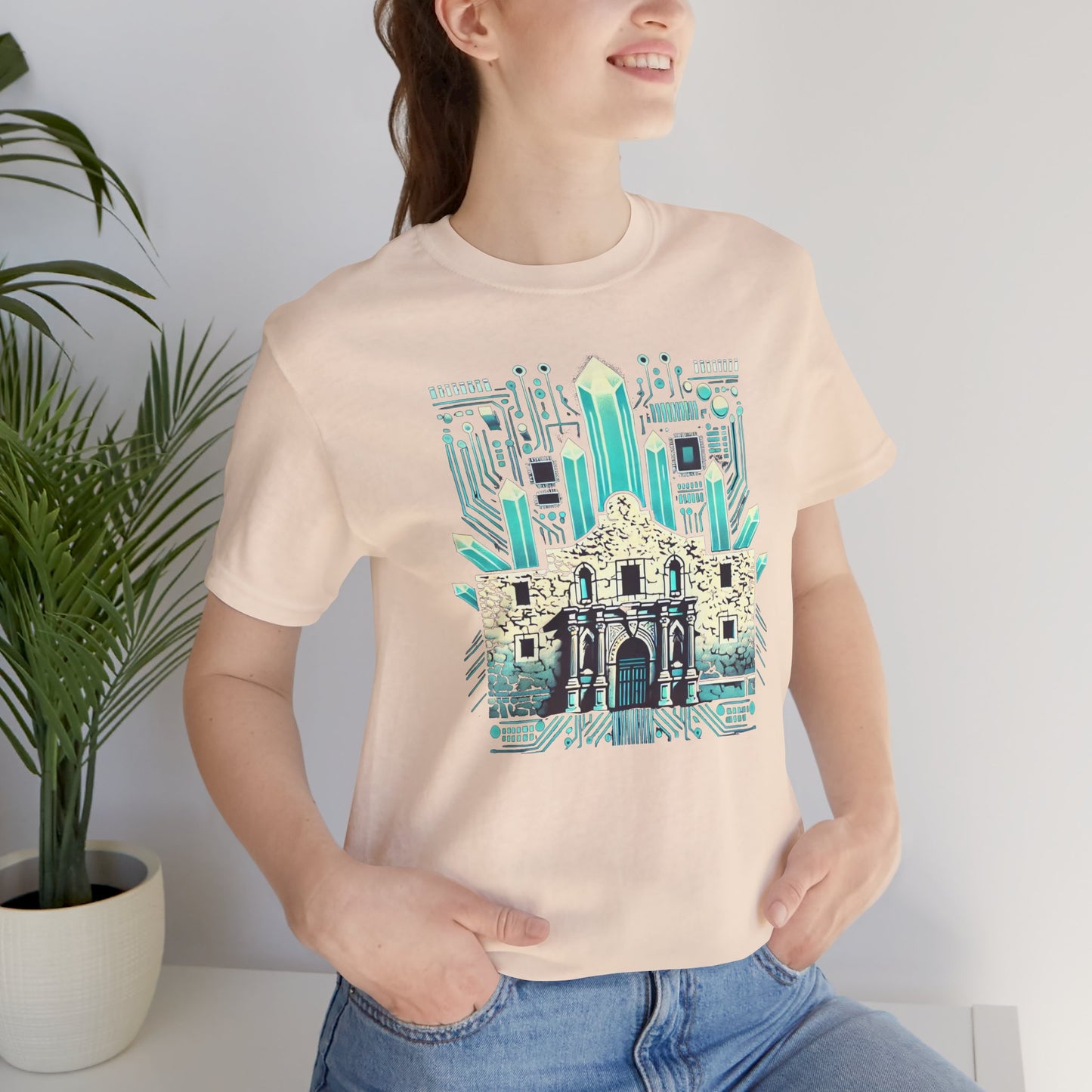“Alamo Crystal Motherboard” Tee
