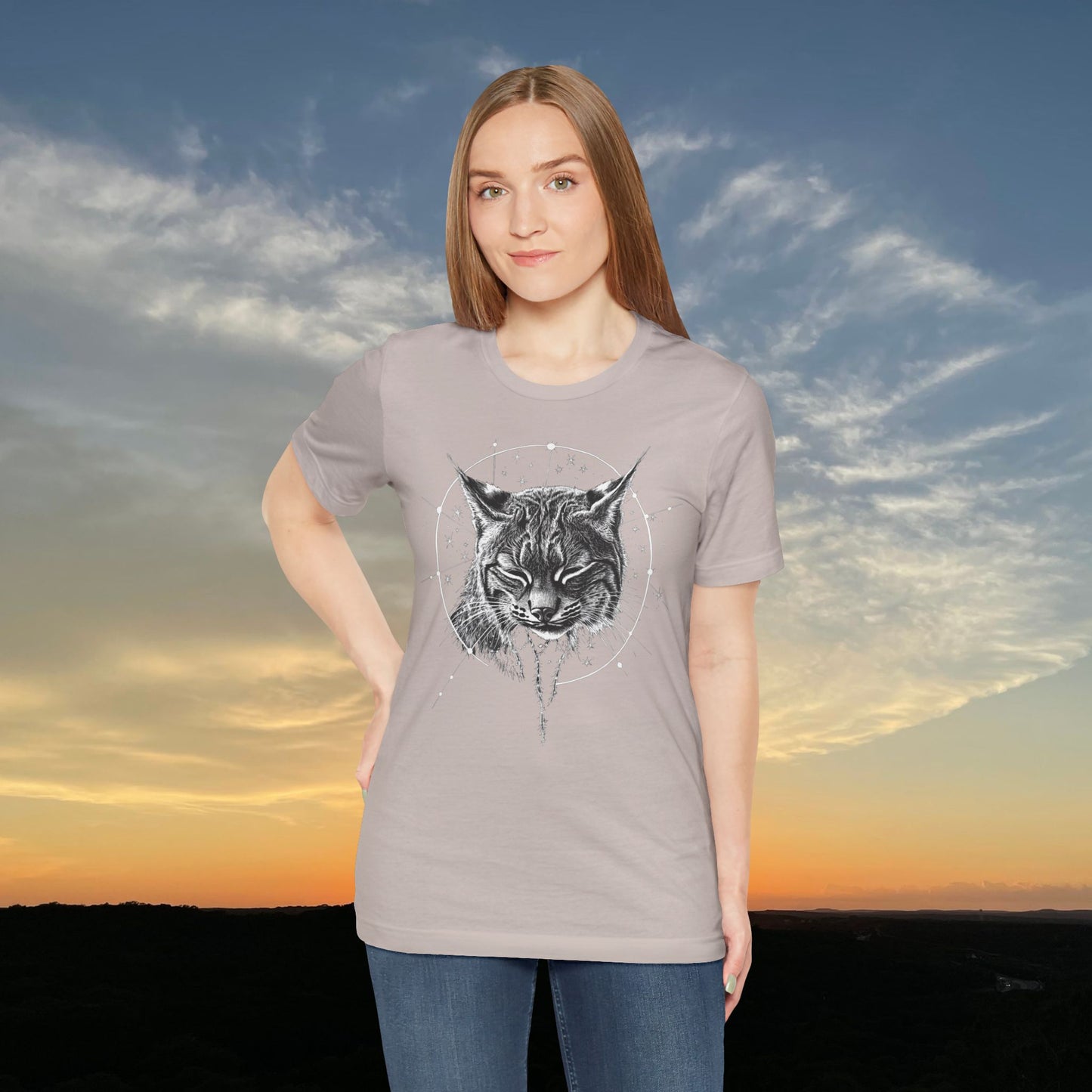 “Zen Celestial Bobcat” Tee