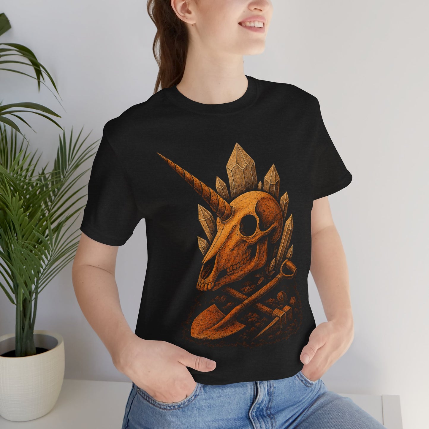“Unearthed Unicorn Skull" Tee