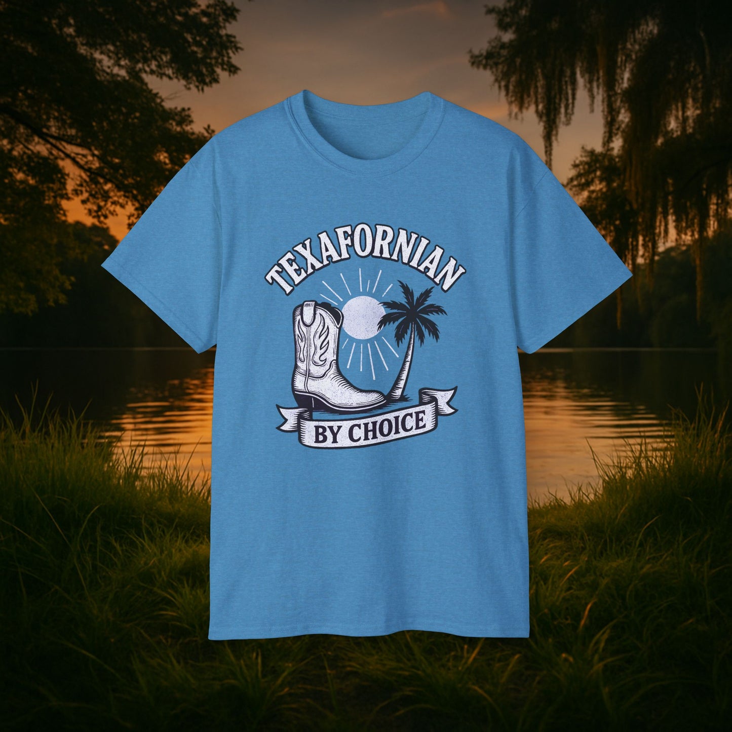 Texafornian By Choice" Tee - (Crispy White Edition)