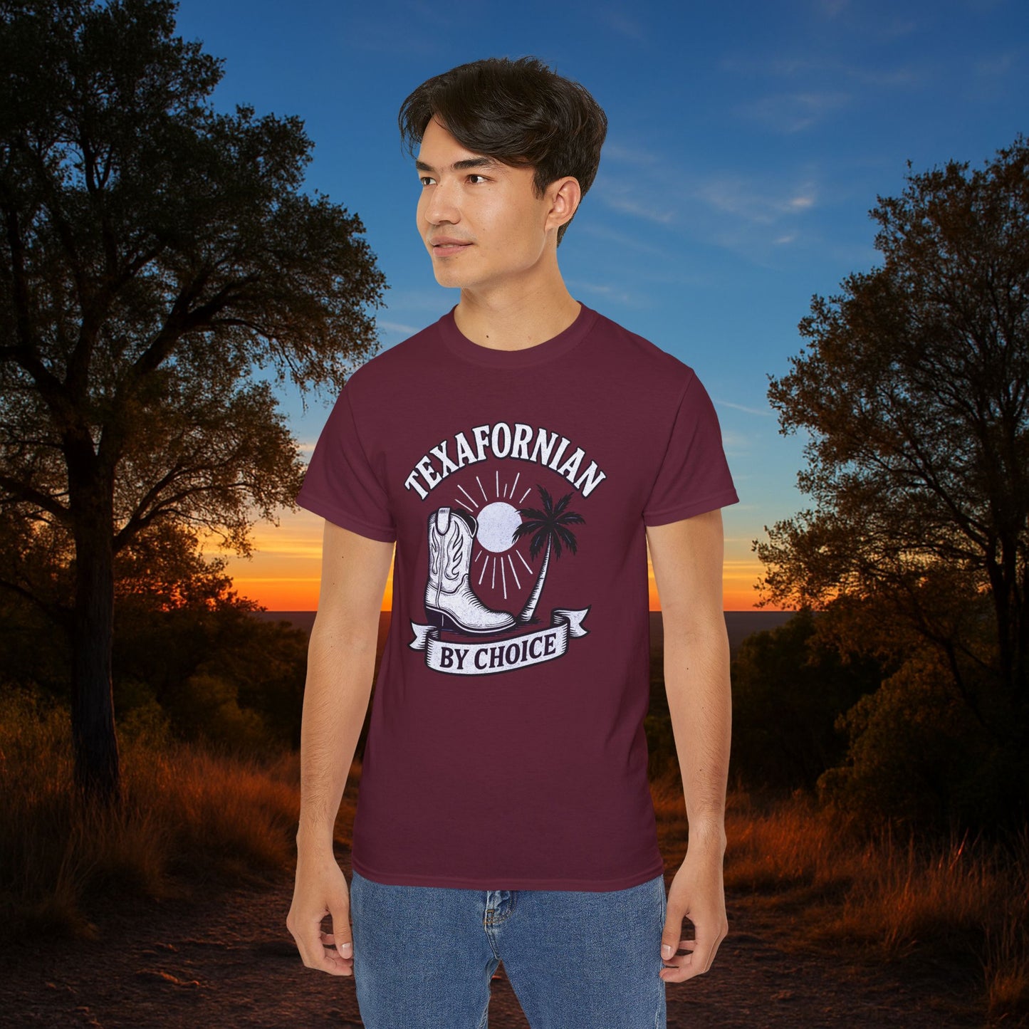 Texafornian By Choice" Tee - (Crispy White Edition)