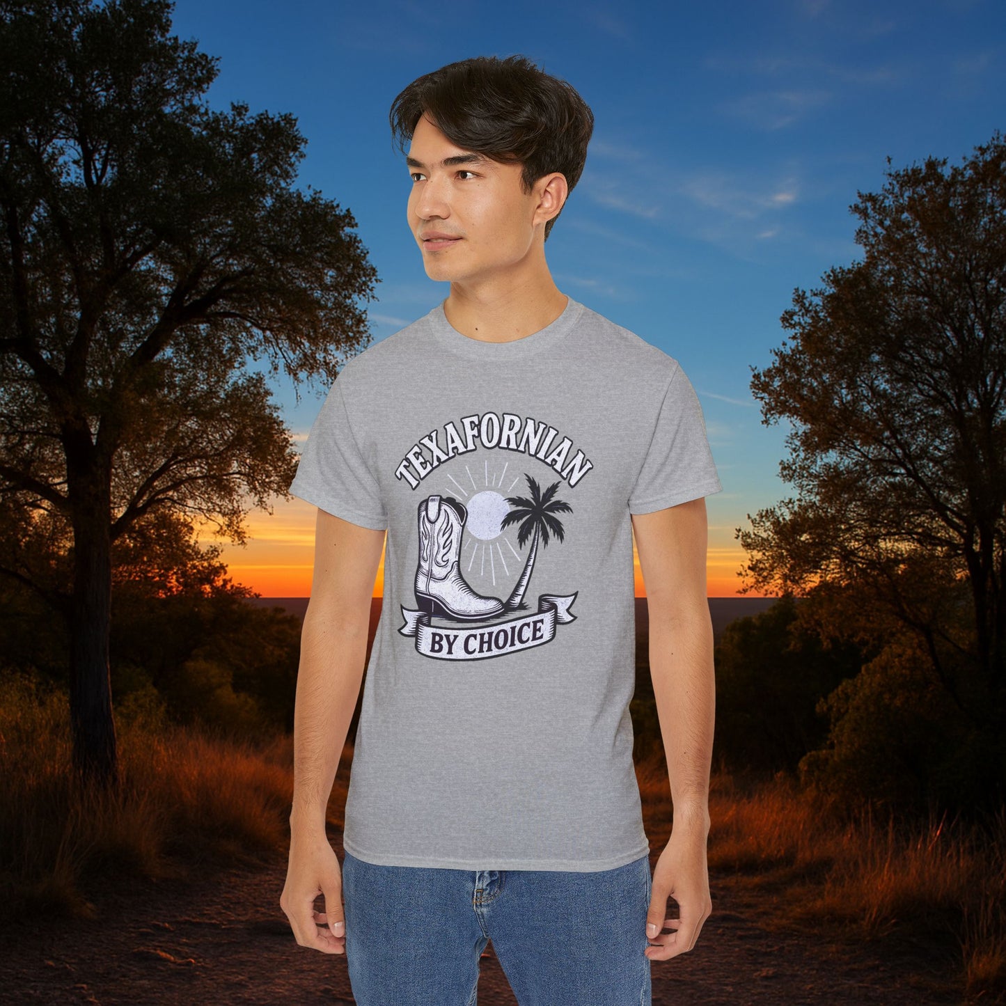 Texafornian By Choice" Tee - (Crispy White Edition)