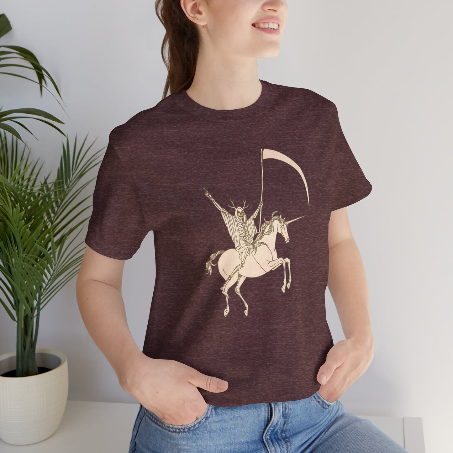 "Death Rides a Unicorn" Tee