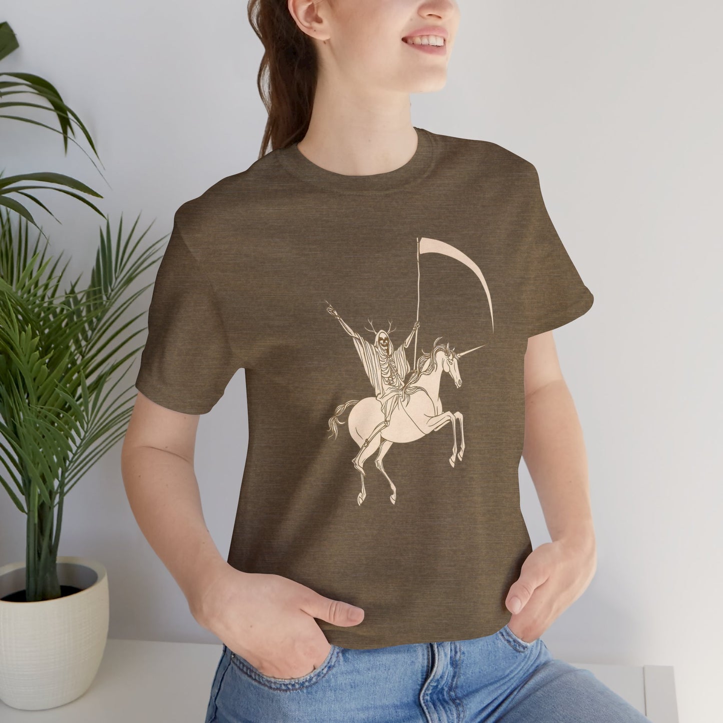 "Death Rides a Unicorn" Tee