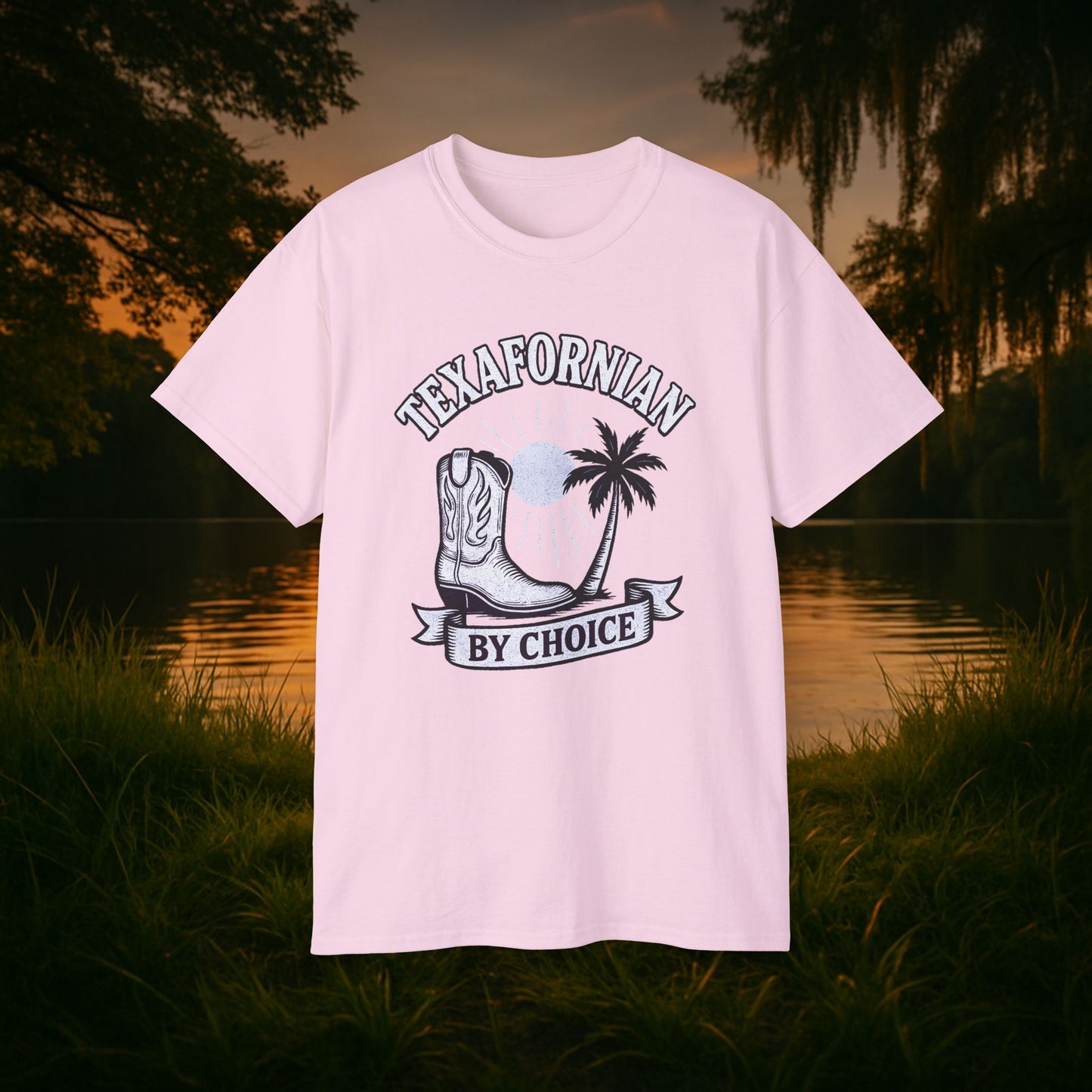 Texafornian By Choice" Tee - (Crispy White Edition)