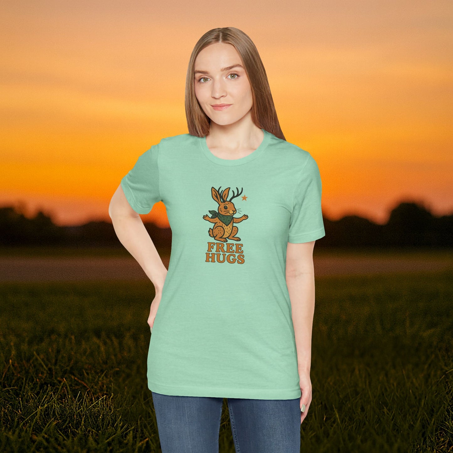 “Free Hugs - Jackalope" Tee