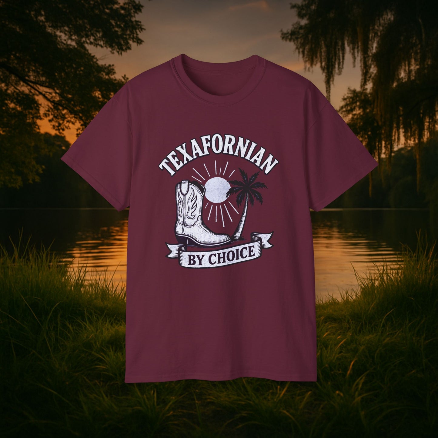 Texafornian By Choice" Tee - (Crispy White Edition)