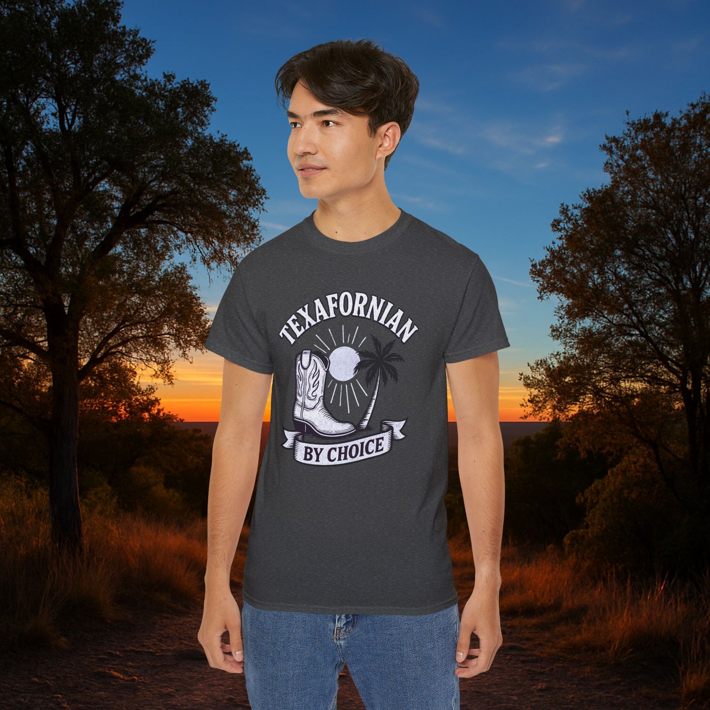 Texafornian By Choice" Tee - (Crispy White Edition)