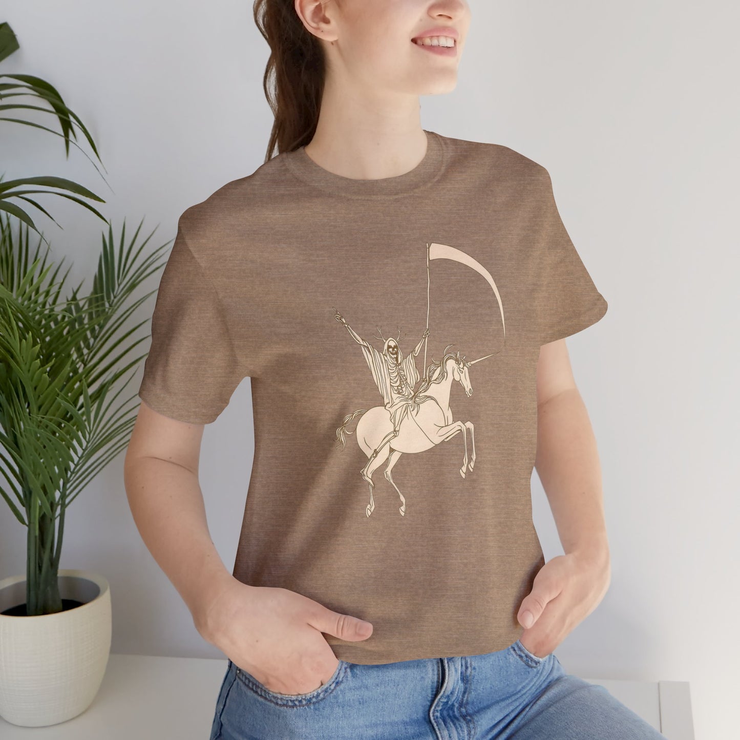 "Death Rides a Unicorn" Tee