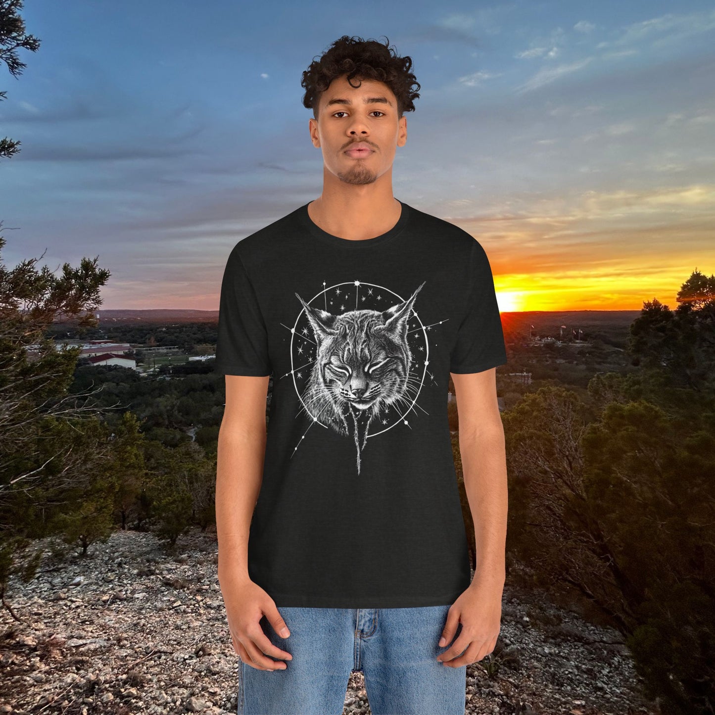 “Zen Celestial Bobcat” Tee