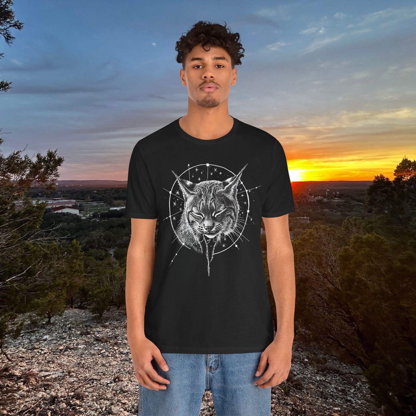 “Zen Celestial Bobcat” Tee