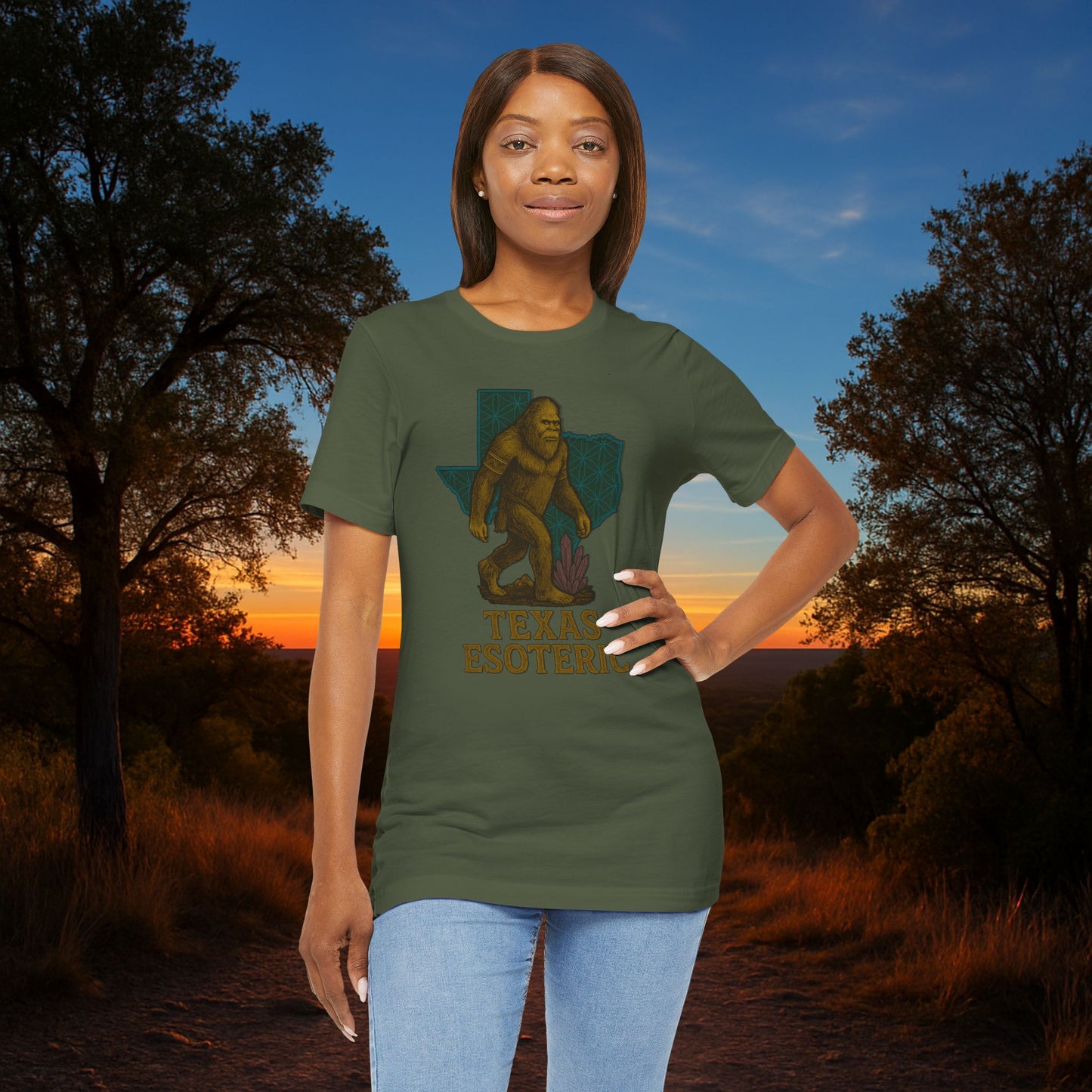 "Texas Esoteric Bigfoot" Tee