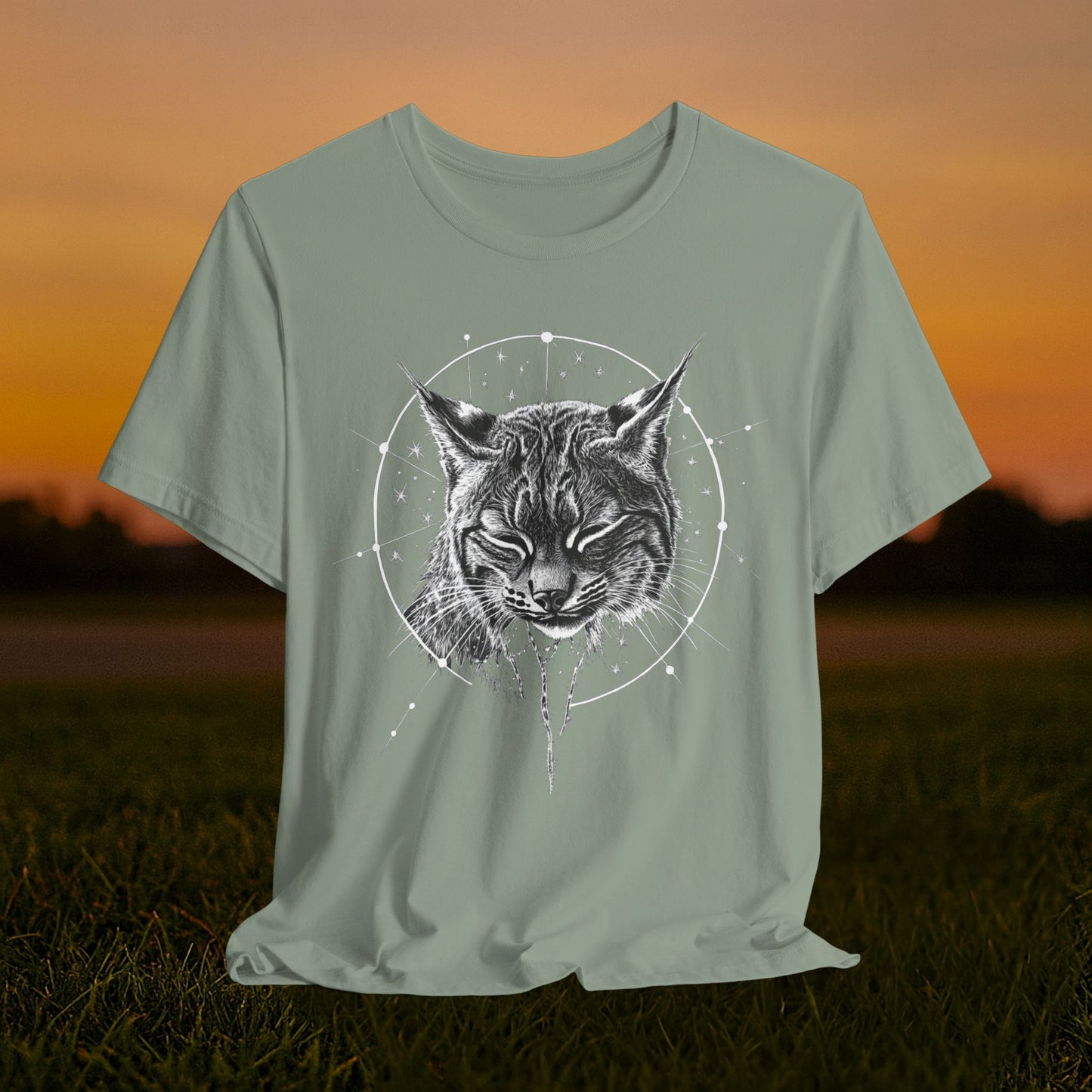 “Zen Celestial Bobcat” Tee