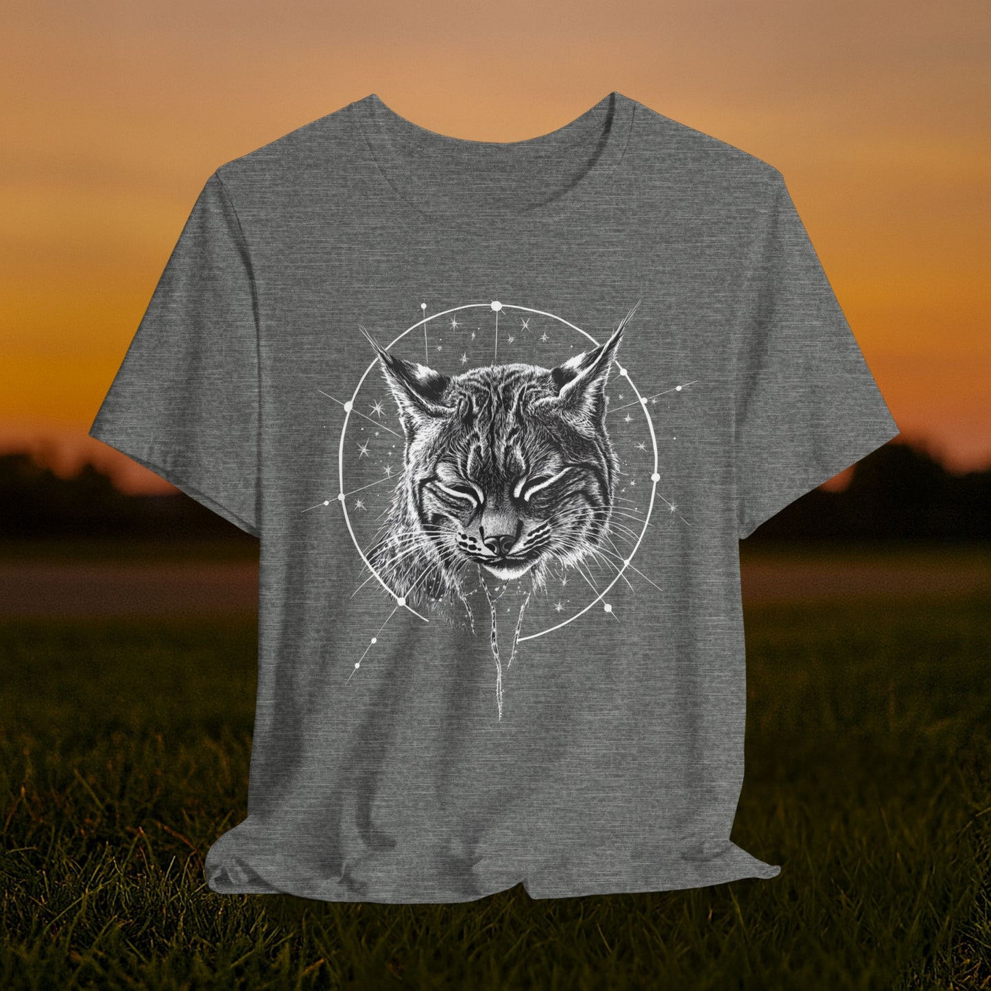 “Zen Celestial Bobcat” Tee