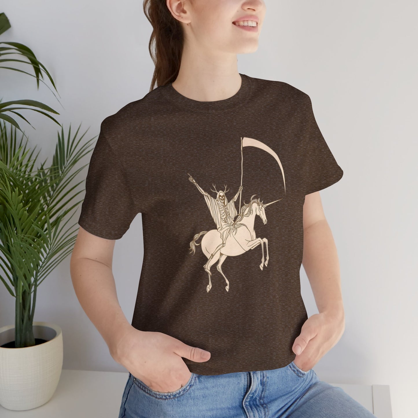 "Death Rides a Unicorn" Tee