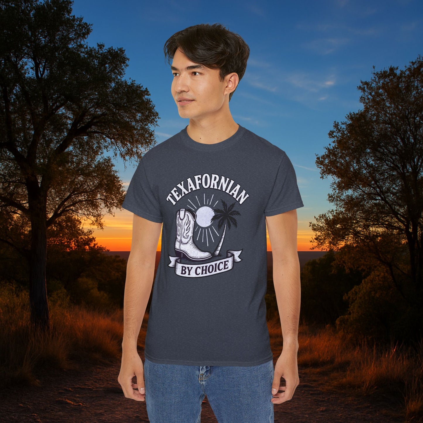 Texafornian By Choice" Tee - (Crispy White Edition)