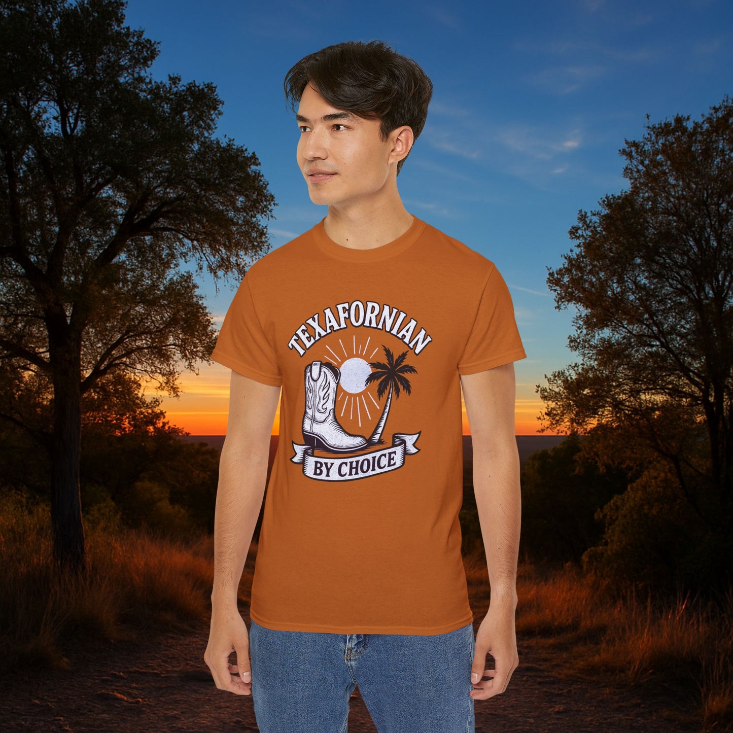 Texafornian By Choice" Tee - (Crispy White Edition)