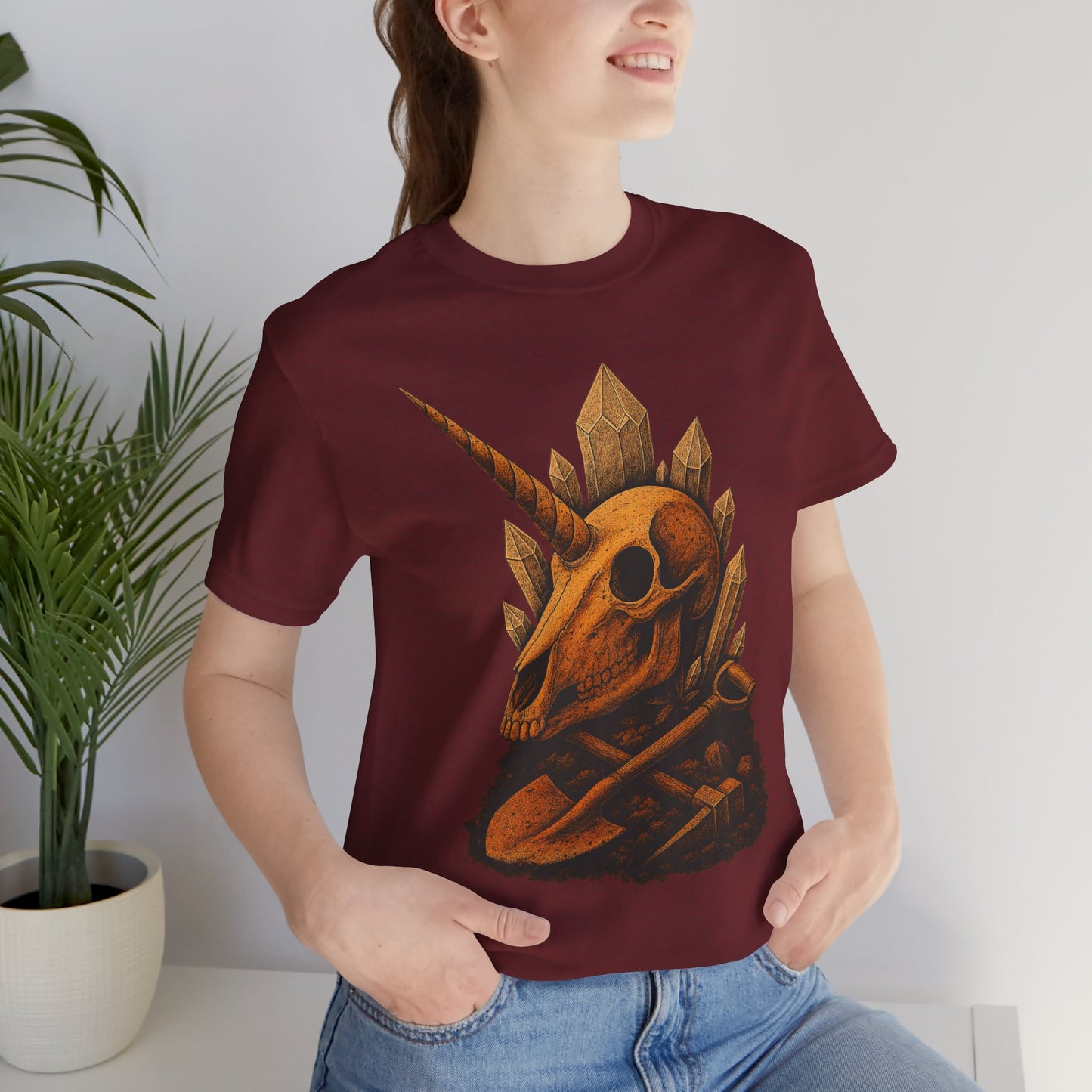 “Unearthed Unicorn Skull" Tee