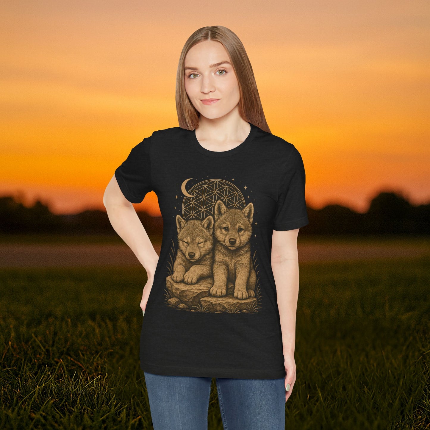 “Wolf Pups Duo” Tee