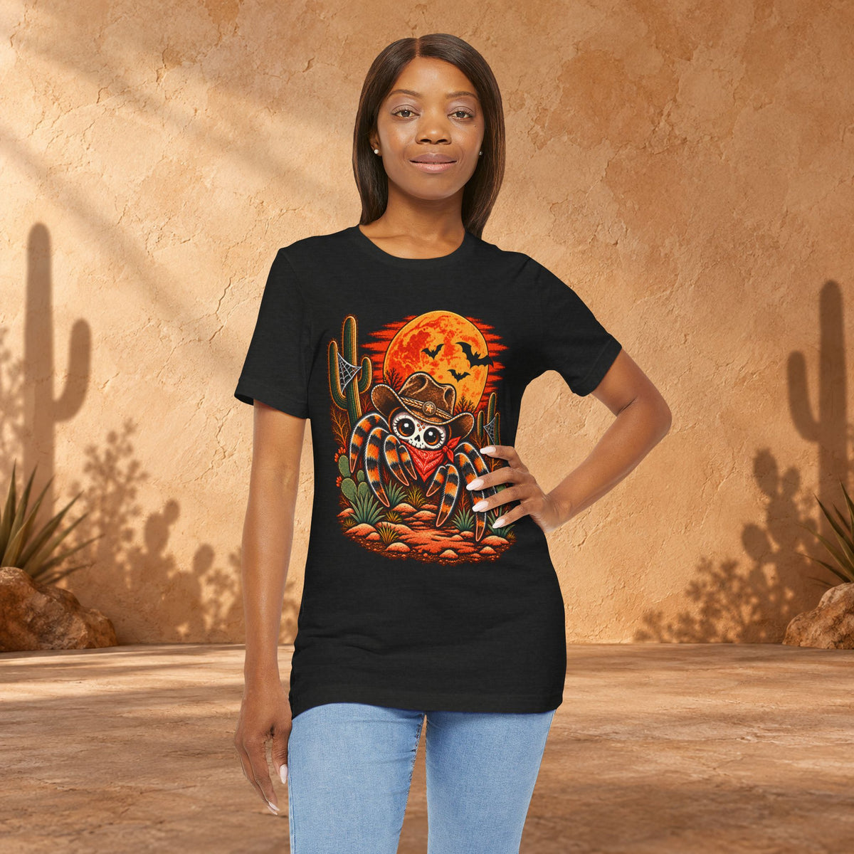 “Desert Moon Cowboy Spider” Tee