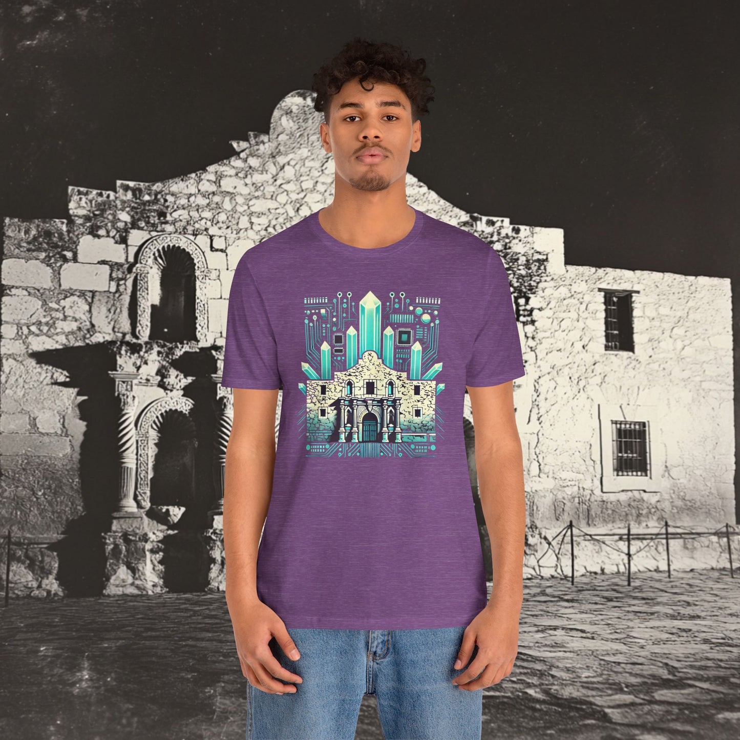 “Alamo Crystal Motherboard” Tee