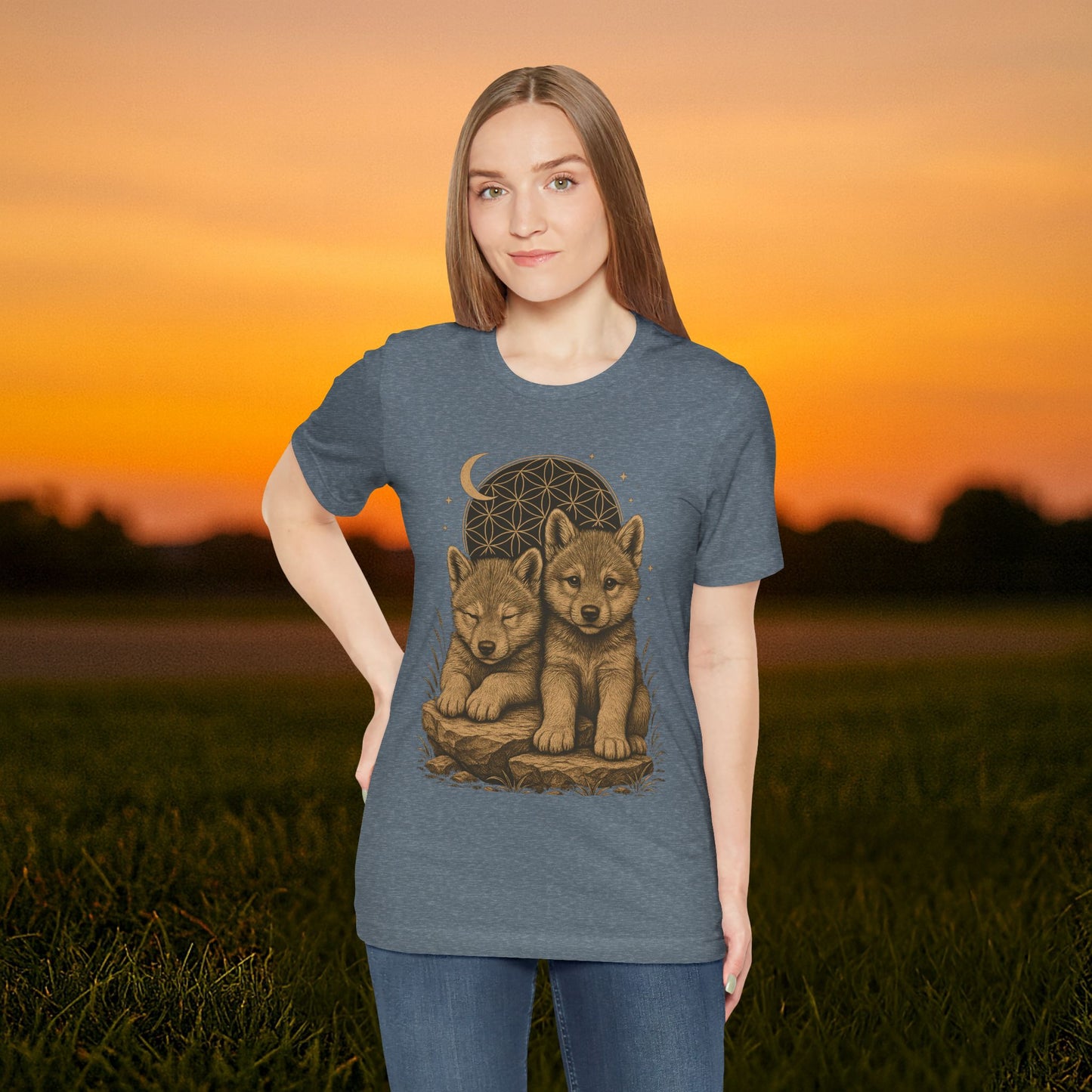 “Wolf Pups Duo” Tee