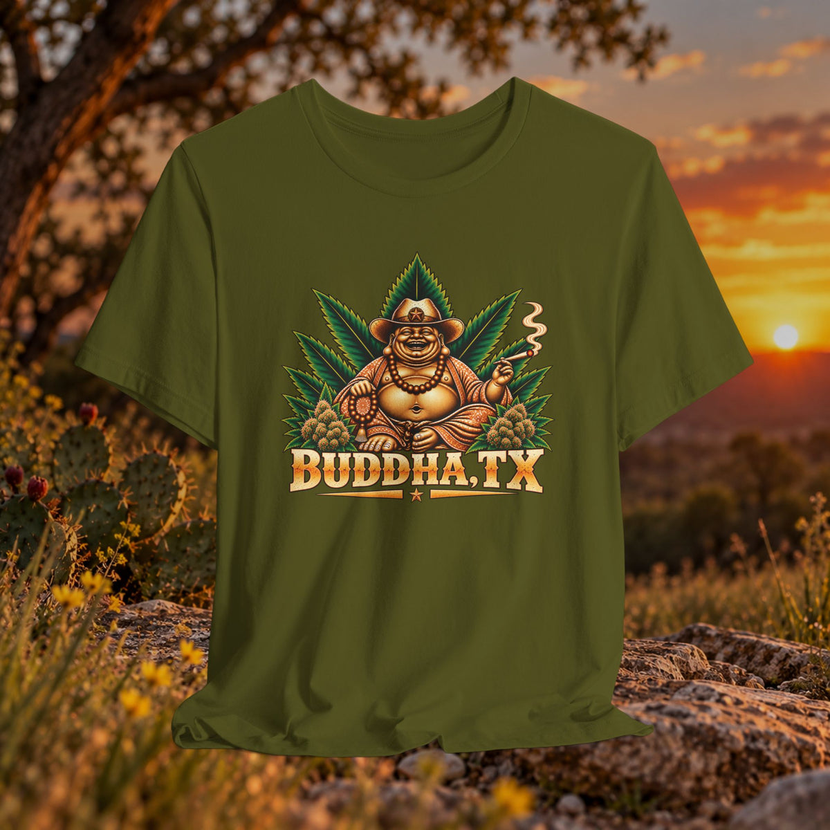 “Buddha, TX” Tee | Holy Smoke Edition