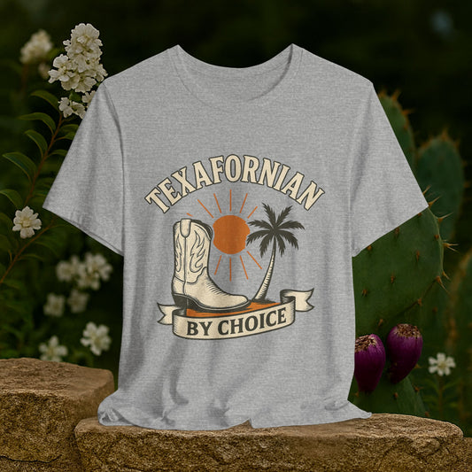 “Texafornian By Choice” Tee – (Vintage Cream Edition)