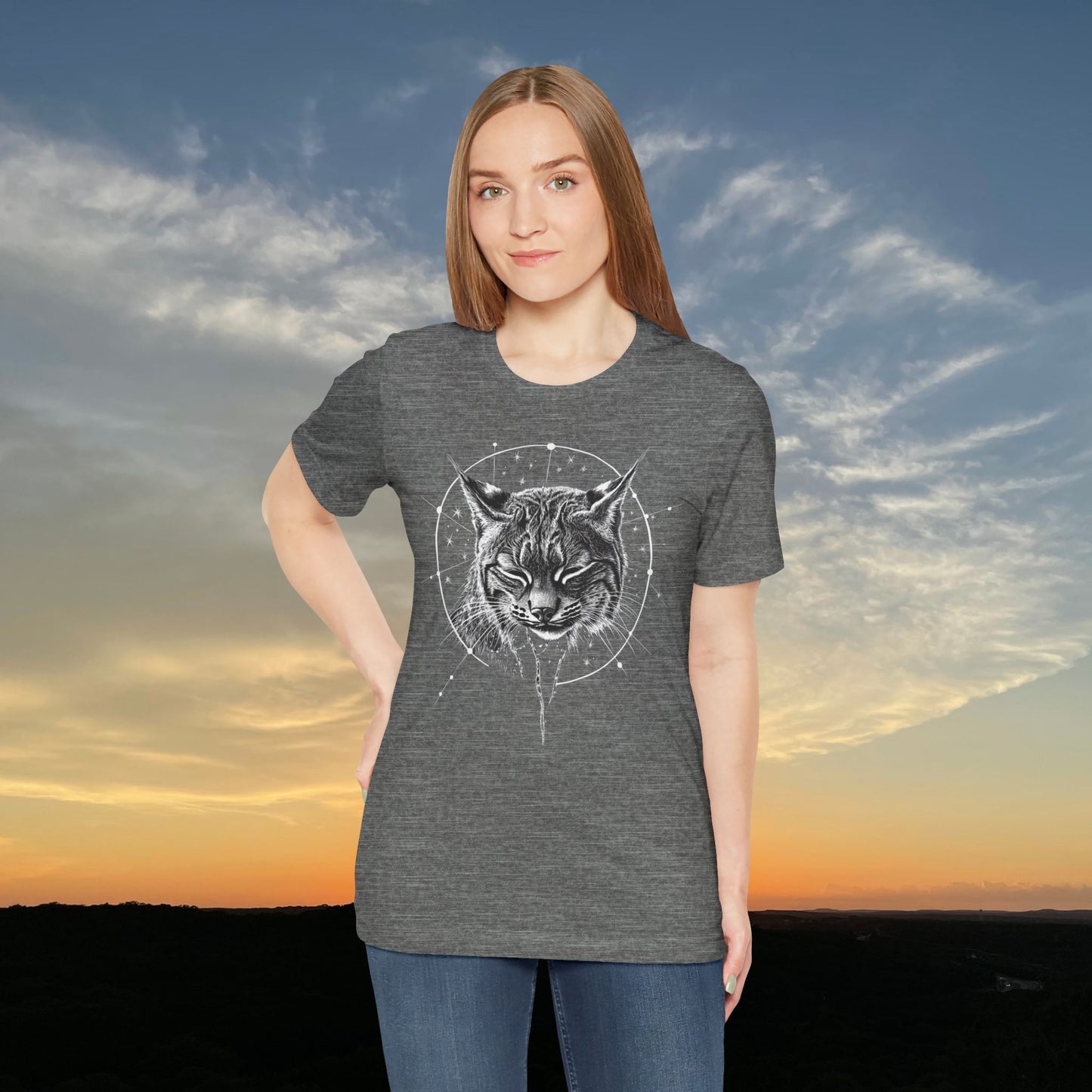 “Zen Celestial Bobcat” Tee