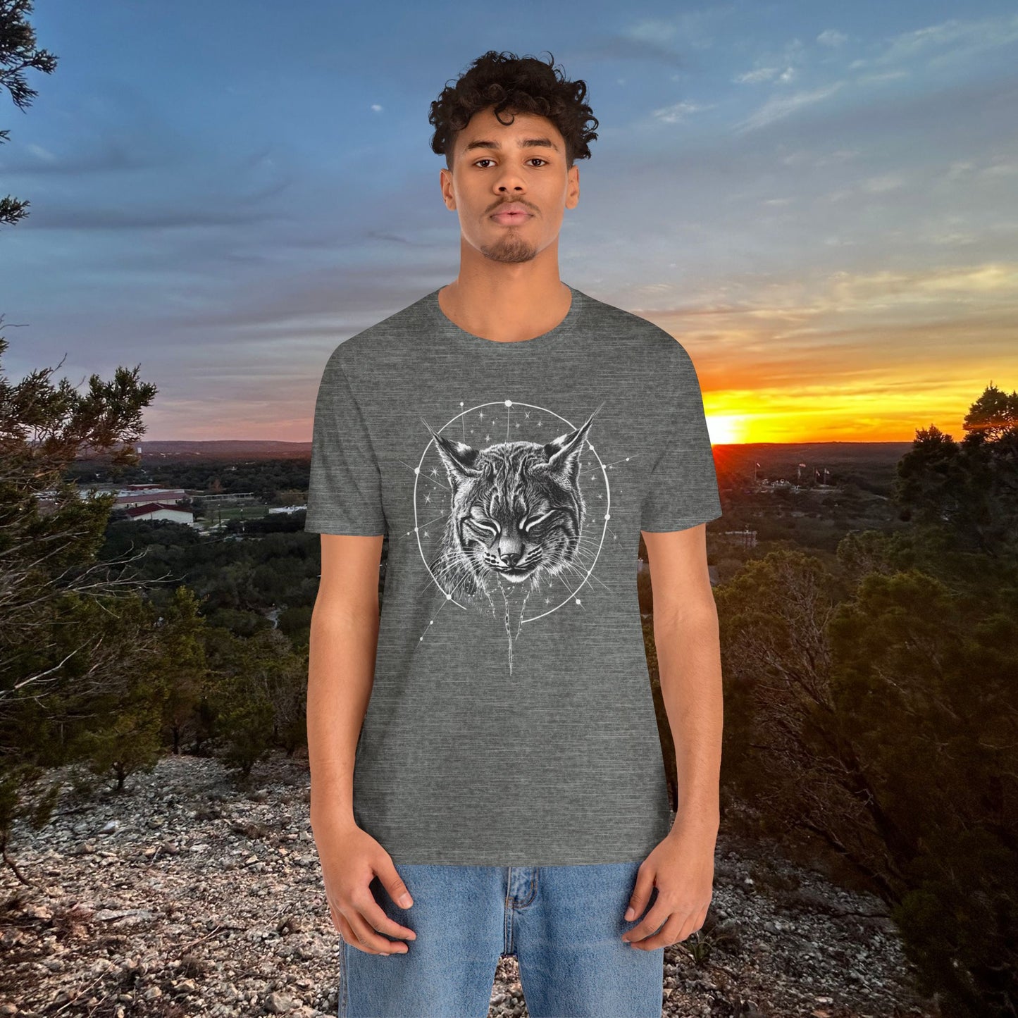 “Zen Celestial Bobcat” Tee