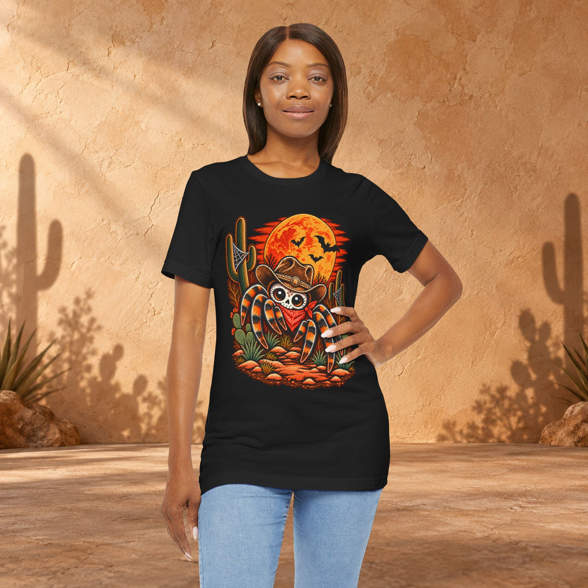 “Desert Moon Cowboy Spider” Tee