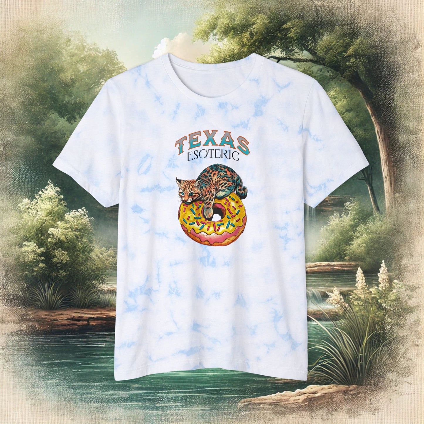 "Baby Randy the Bobcat" Tie-Dyed Tee