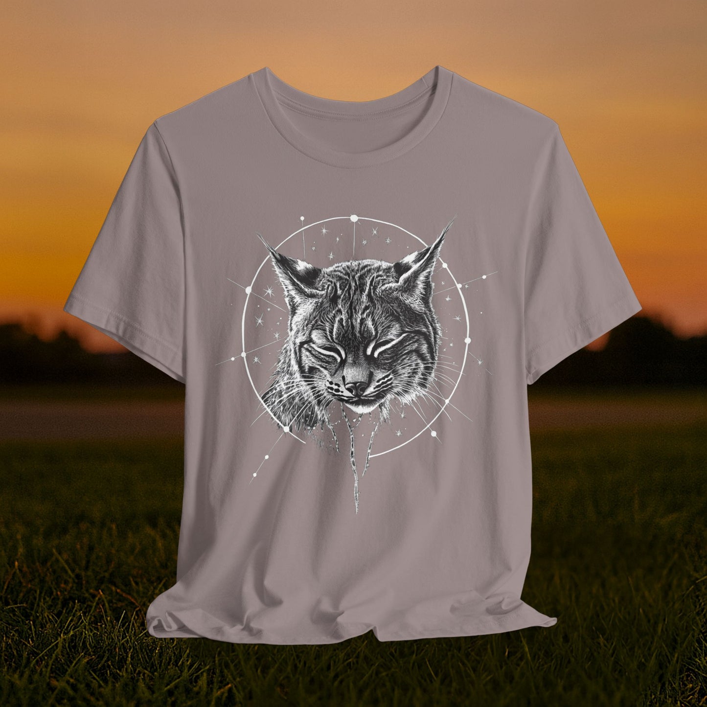 “Zen Celestial Bobcat” Tee