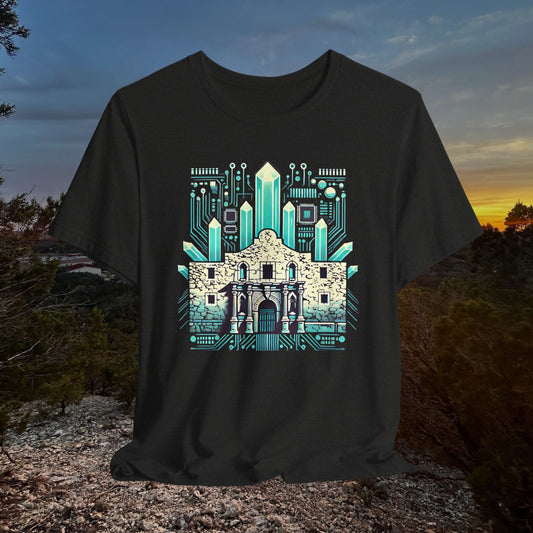 “Alamo Crystal Motherboard” Tee