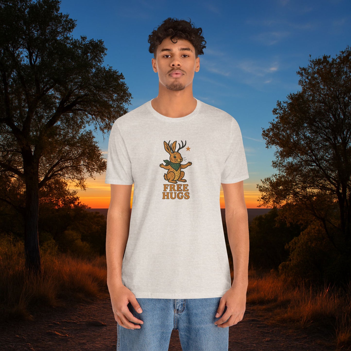 “Free Hugs - Jackalope" Tee